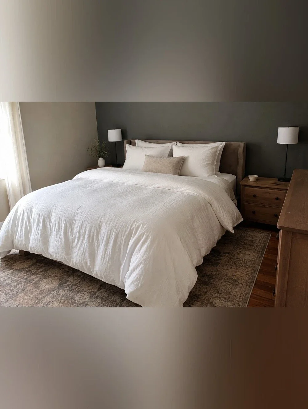King Luxury White Pottery Barn Duvet Cover Set